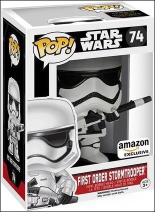 POP! Star Wars figure 74 First Order Stormtrooper Amazon Exclusive