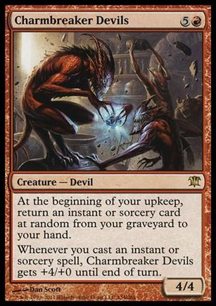 Magic the Gathering: Innistrad (Base Set) card 134 Charmbreaker Devils