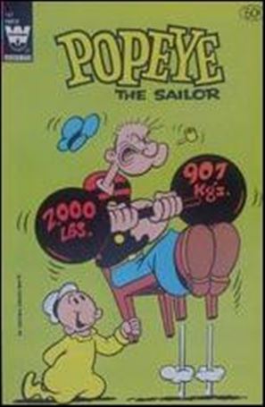 Popeye (1948) issue 167-B White Whitman Logo
