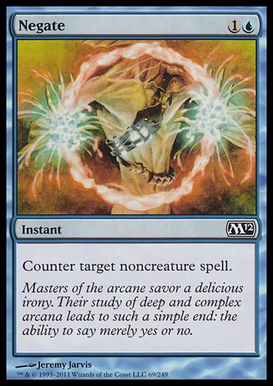 Magic the Gathering: 2012 Core Set (Base Set) card 69 Negate