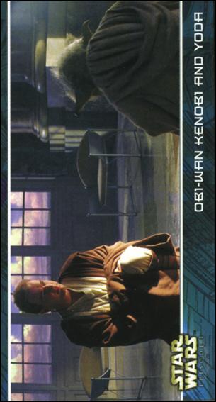 Star Wars: Episode I Widevision: Series 1 (Hallmark Trivia Card Promo) card H2 Obi-Wan Kenobi and Yoda
