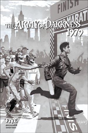 Army of Darkness 1979 issue 5-G Arthur Suydam 1:10 Black & White Cover