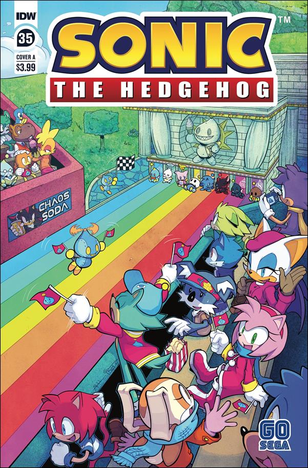 Sonic the Hedgehog (2018) issue 35 Aaron Hammerstrom Cover
