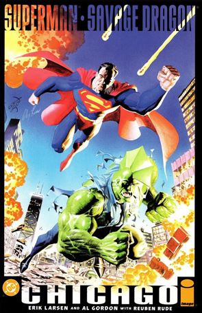 Superman & Savage Dragon: Chicago Cover Image 1