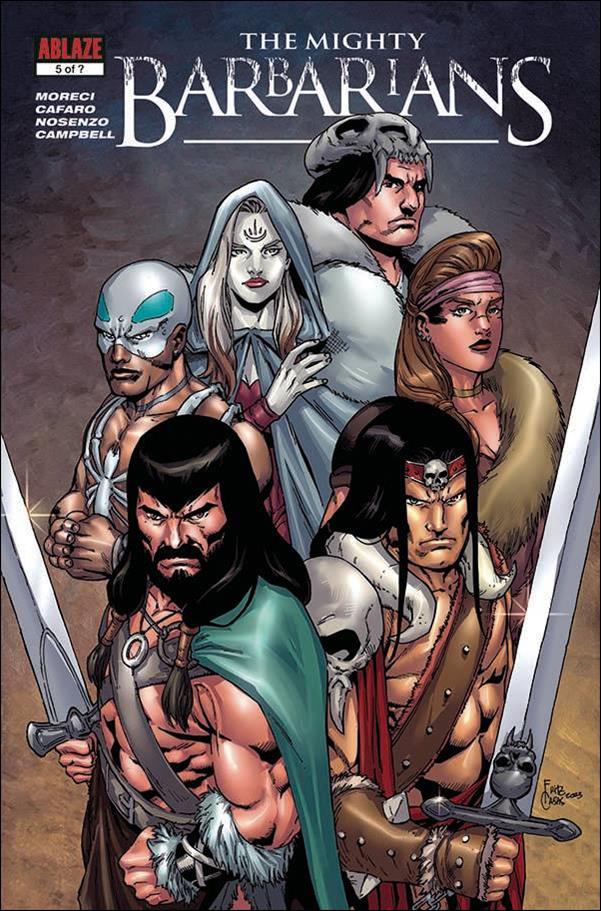 Mighty Barbarians issue 5-D Fritz Casas Homage Cover