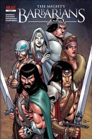 Mighty Barbarians issue 5-D Fritz Casas Homage Cover