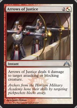 Magic the Gathering: Gatecrash (Base Set) card 211 Arrows of Justice