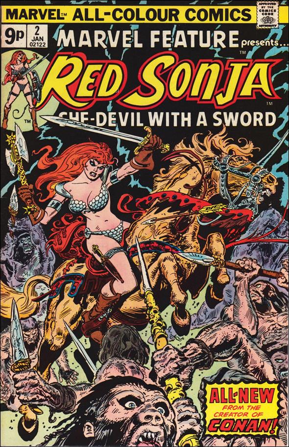 Marvel Feature (1975) issue 2-B UK Price Cover