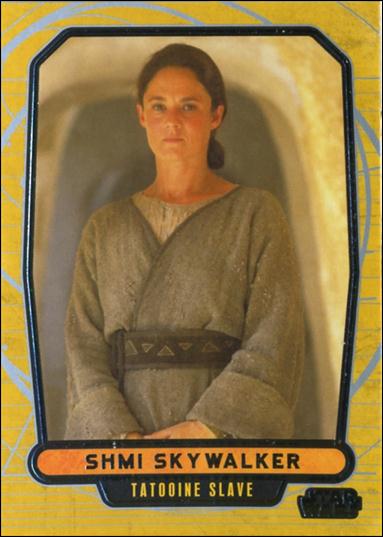 Star Wars Galactic Files (Base Set) card 16 Shmi Skywalker Tatooine Slave