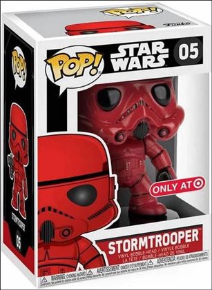 POP! Star Wars figure 5-B Stormtrooper (Red) Target Exclusive