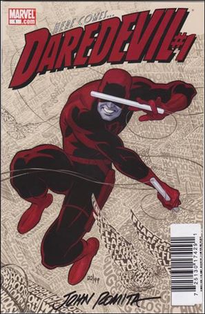 Daredevil (2011) issue 1-J Dynamic Forces (Signed by John Romita) 1/99