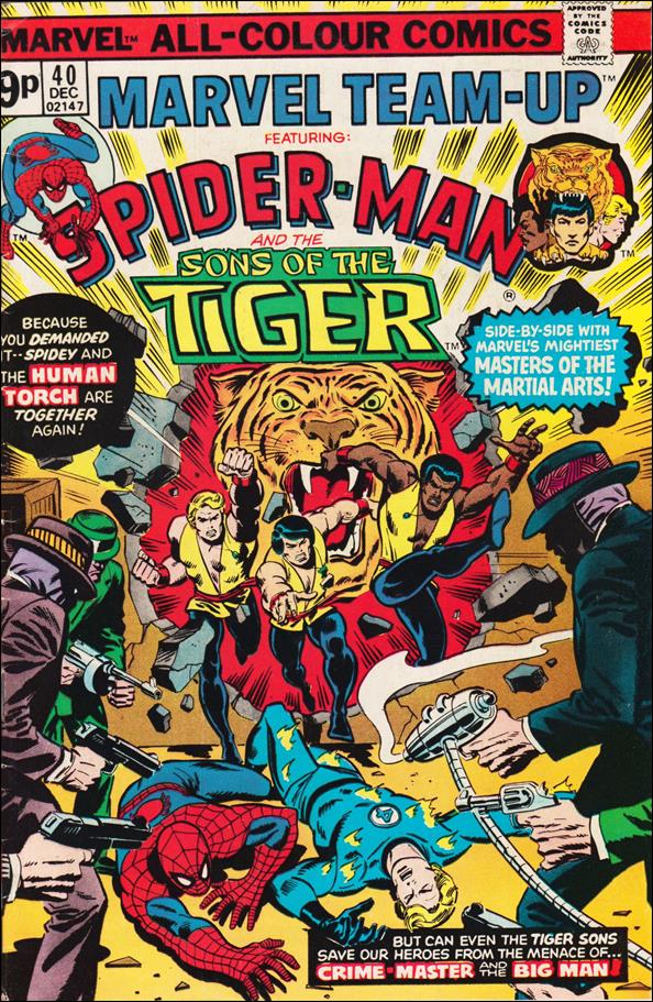 Marvel Team-Up (1972) issue 40-B UK Price Cover