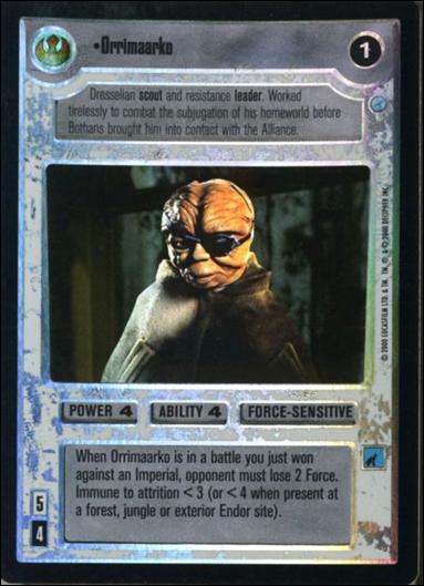 Star Wars: Reflections II: Expanding the Galaxy (Base Set) card 103 Orrimaarko