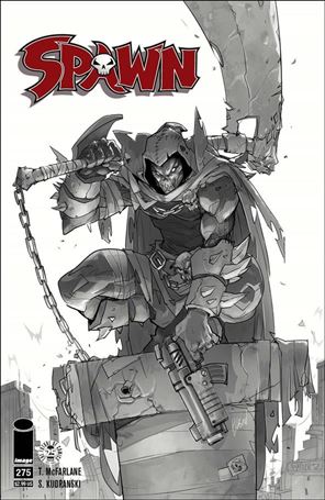 Spawn issue 275-B Hicham Habchi Black and White Cover