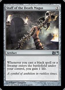 Magic the Gathering: 2014 Core Set (Base Set) card 219 Staff of the Death Magus