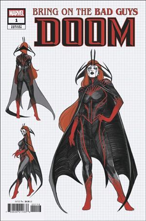 Bring on the Bad Guys: Doom issue 1-H Alessandro Cappuccio Design 1:10 Cover