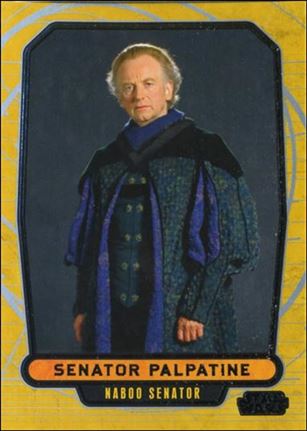 Star Wars Galactic Files (Base Set) card 7 Senator Palpatine Naboo Senator