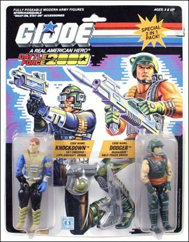 G.I. Joe: A Real American Hero (Battle Force 2000) 2-Packs figure 3 Knockdown and Dodger