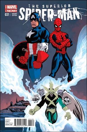 Superior Spider-Man (2013) issue 31-D Tim Sale 1:20 Captain America Cover
