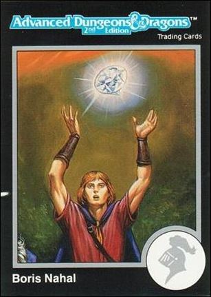TSR 1991 Trading Cards Premier Edition Factory Set (Base Set) card 32 Advanced Dungeons & Dragons  -  Boris Nahal