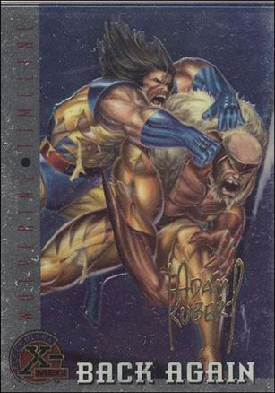 1996 Fleer Ultra X-Men All Chromium (Gold Signature Parallel Base Set) card 89 Back Again