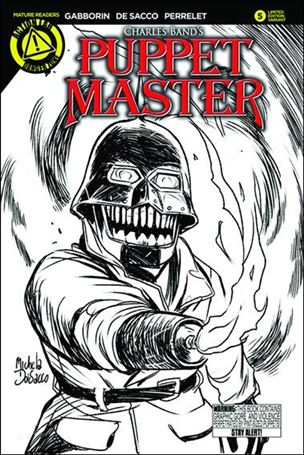 Puppet Master (2015) issue 5-C Torch Sketch Cover