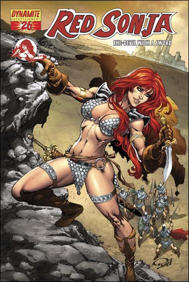 Red Sonja (2005) issue 26-G Ron Adrian Red Foil Cover 1/275