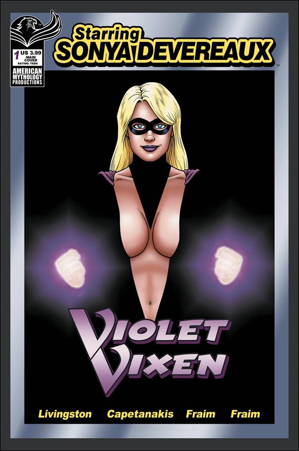 Starring Sonya Devereaux: Violet Vixen issue 1 Brendon & Brian Fraim Standard Cover