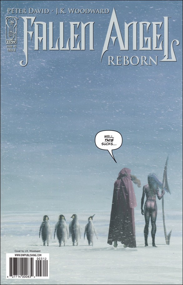 Fallen Angel: Reborn issue 3-C J.K. Woodward 1:10 Cover