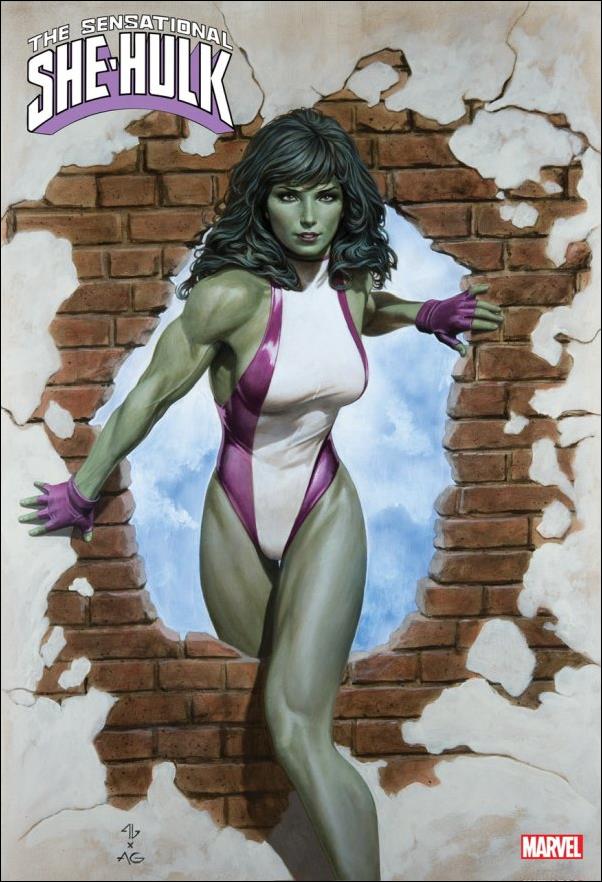 Sensational She-Hulk (2023) issue 1-D Adi Granov Homage Cover