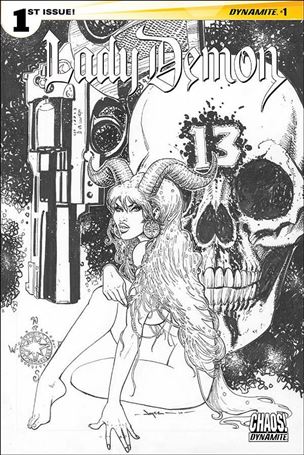 Lady Demon (2014) issue 1-H Joyce Chin 1:10 Black & White Cover