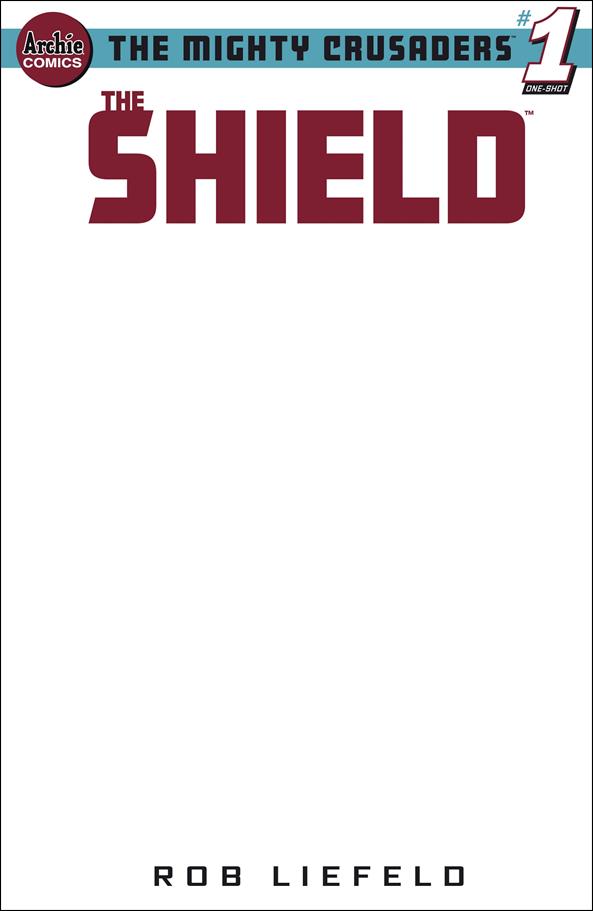 Mighty Crusaders: The Shield issue 1-H Blank/Sketch Cover