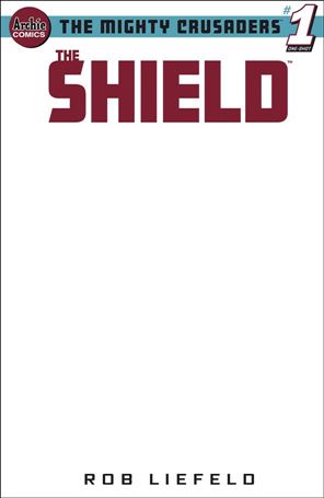 Mighty Crusaders: The Shield issue 1-H Blank/Sketch Cover