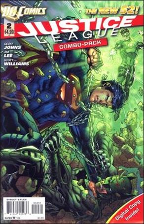 Justice League (2011) issue 2-B Polybagged Jim Lee Cover with Digital Copy Code