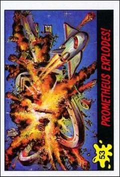 Dinosaurs Attack! (Base Set) card 53 Prometheus Explodes
