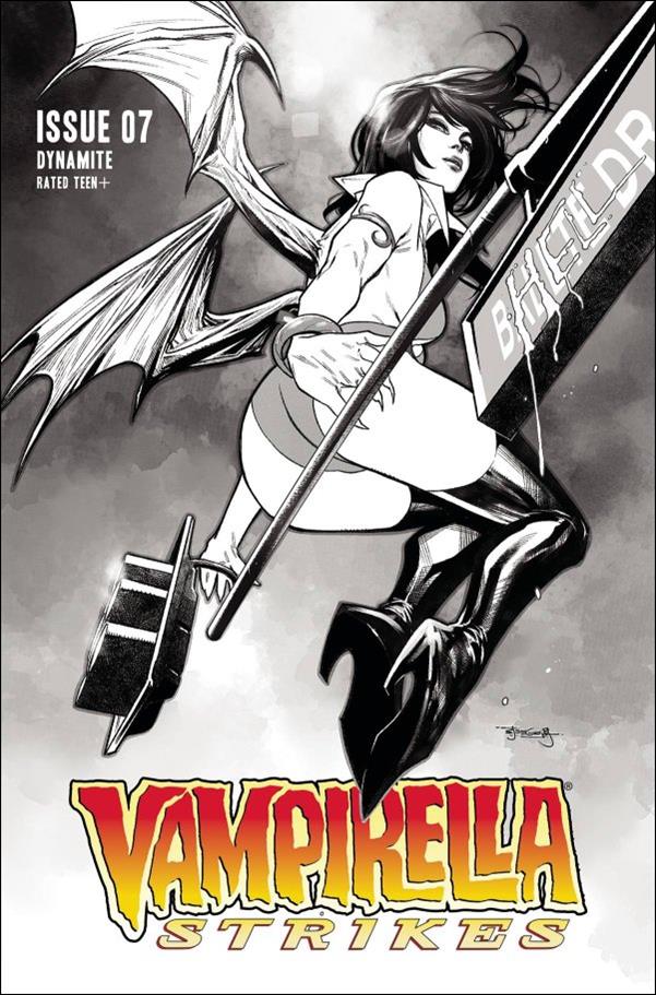 Vampirella Strikes (2022) issue 7-H Stephen Segovia 1:20 B&W Cover
