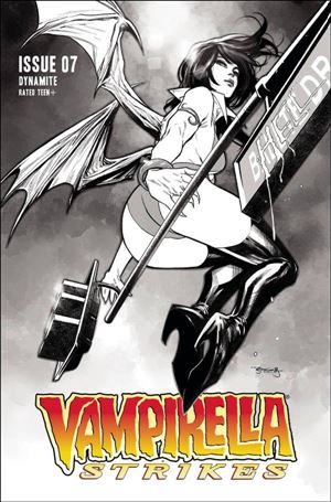 Vampirella Strikes (2022) issue 7-H Stephen Segovia 1:20 B&W Cover