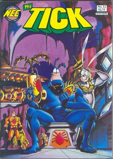 Tick (1988) issue 12 Yellow & Green Logo Cover