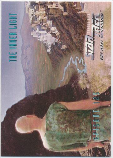 Star Trek: The Next Generation - The Episode Collection Season Five (Base Set) card 502 The Inner Light, Episode 125A