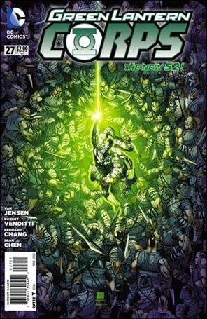 Green Lantern Corps (2011) issue 27 Bernard Chang Cover