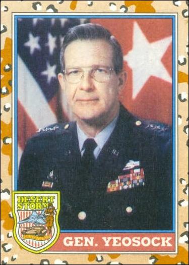Desert Storm: Series 2 (Base Set) card 161 Gen. Yeosock