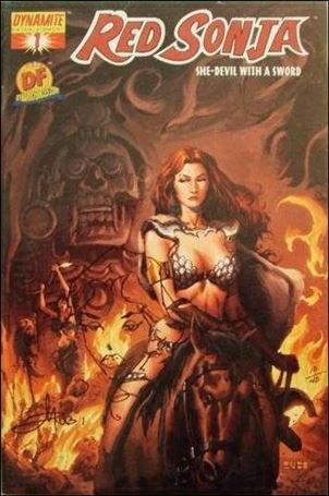 Red Sonja (2005) issue 1-M DF Rubi Cover (Signed and Remarked by Rubi) 1/40