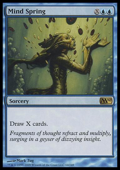 Magic the Gathering: 2010 Core Set (Base Set) card 64 Mind Spring