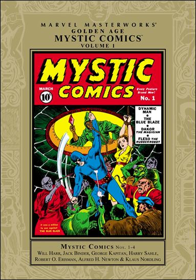 Marvel Masterworks: Golden Age Mystic Comics issue 1 Gold Dust Jacket