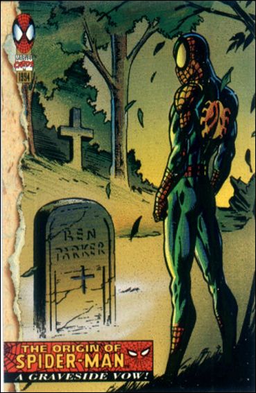 Amazing Spider-Man (Base Set) card 132 A Graveside Vow!