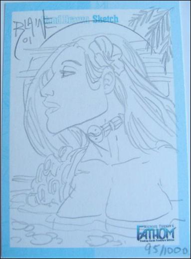 Michael Turner's Fathom (Sketch Card Subset) card Blaine-E Aspen V