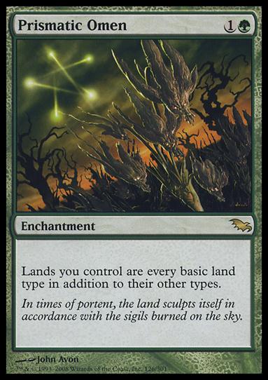Magic the Gathering: Shadowmoor (Base Set) card 126 Prismatic Omen
