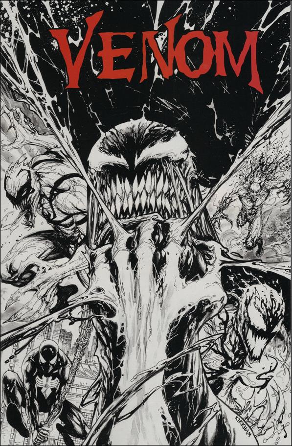 Venom (2017) issue 3-G Tyler Kirkham KRS Comics B/W Cover 1/1500