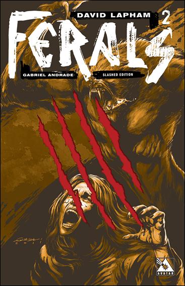 Ferals issue 2-D Slashed Cover 1:3