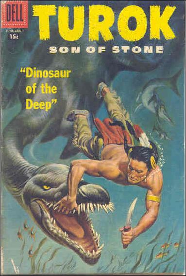 Turok, Son of Stone (1956) issue 8-B 15 Cent Price Cover